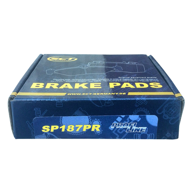 Колодки тормозные передние SCT